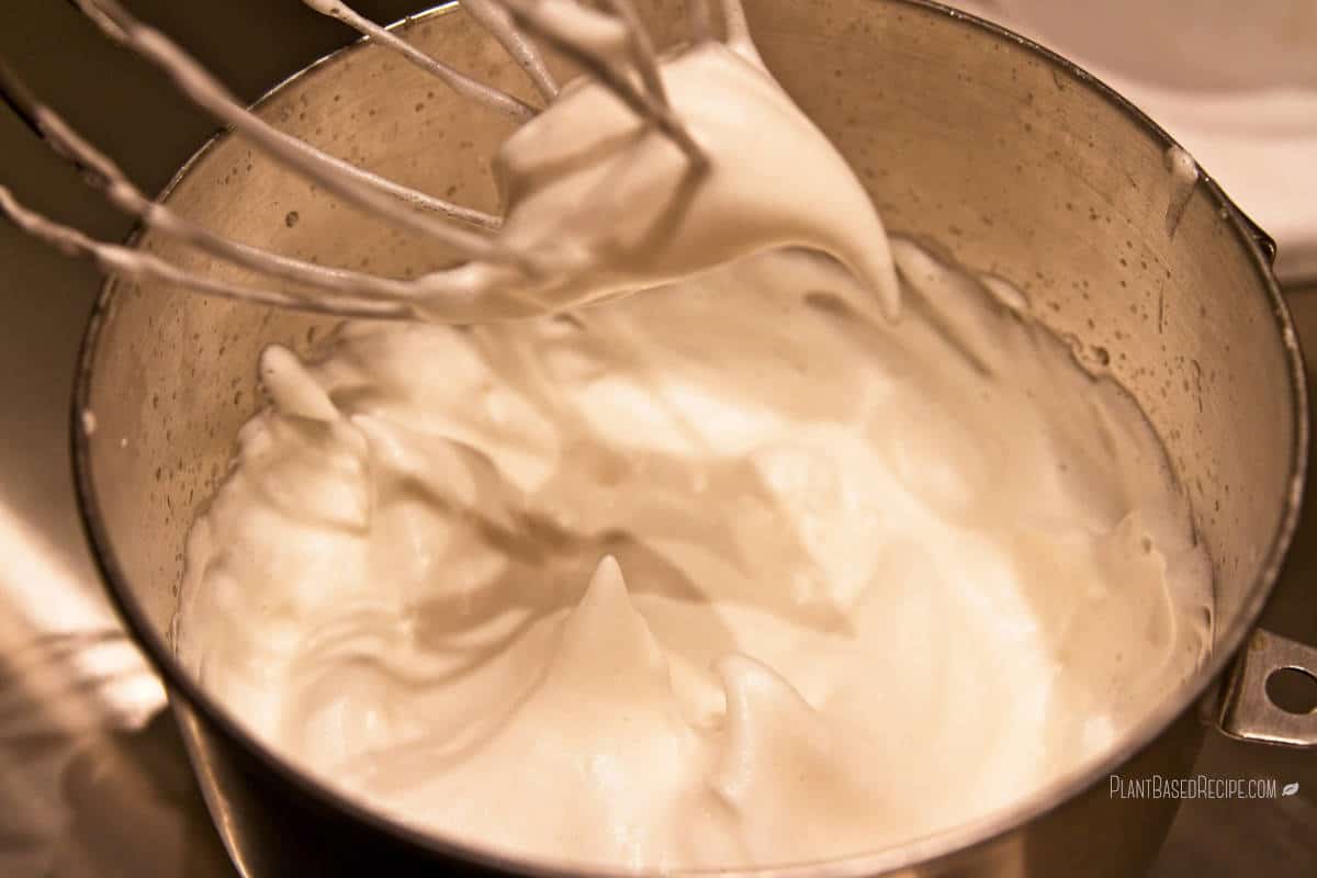 Aquafaba Whipped Cream, Vegan Cool Whip in 3-Minutes Recipe