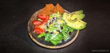 Southwest vegan caesar salad (Oil Free, Vegan)