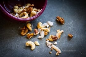 Three sorghum trail mix snacks to share: Spicy, Citrusy, and Sweet (Vegan, Oil Free)