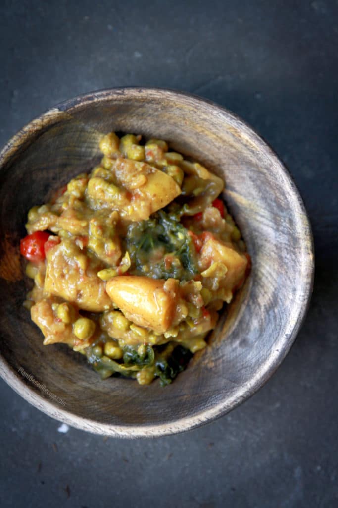 Vegan green thai curry.