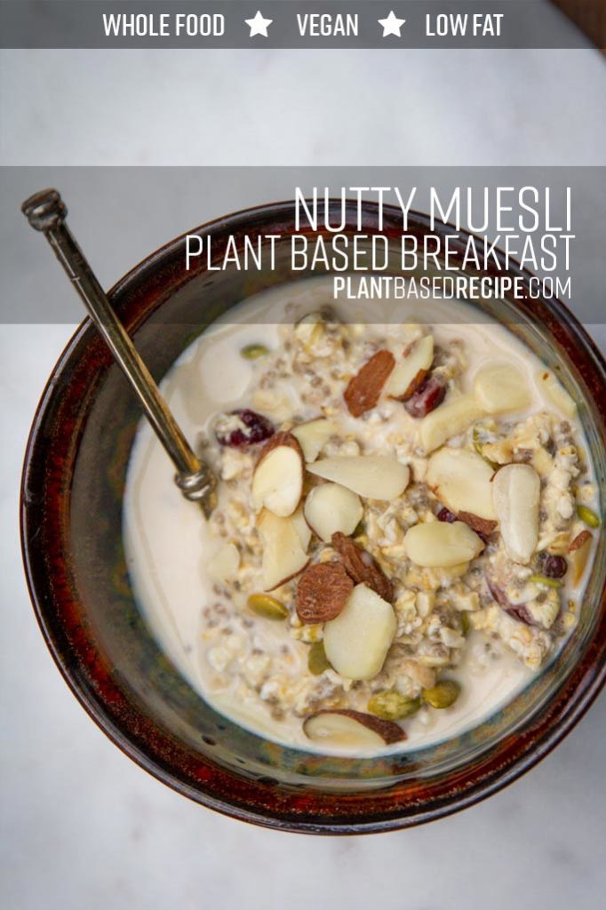 Pinterest image of muesli