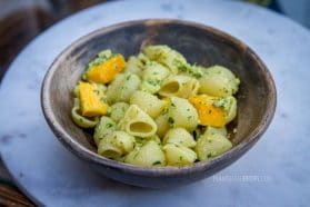 Oil-free Mango Pesto Pasta Salad (Low Fat, Vegan)
