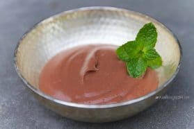 Chocolate Mint Pudding (Low fat, dairy free, soy free, nut free)