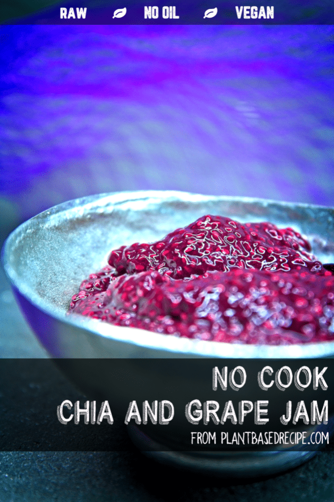 Chia grape jelly recipe