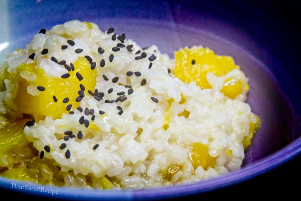 Mango sticky rice recipe for the Instant Pot.