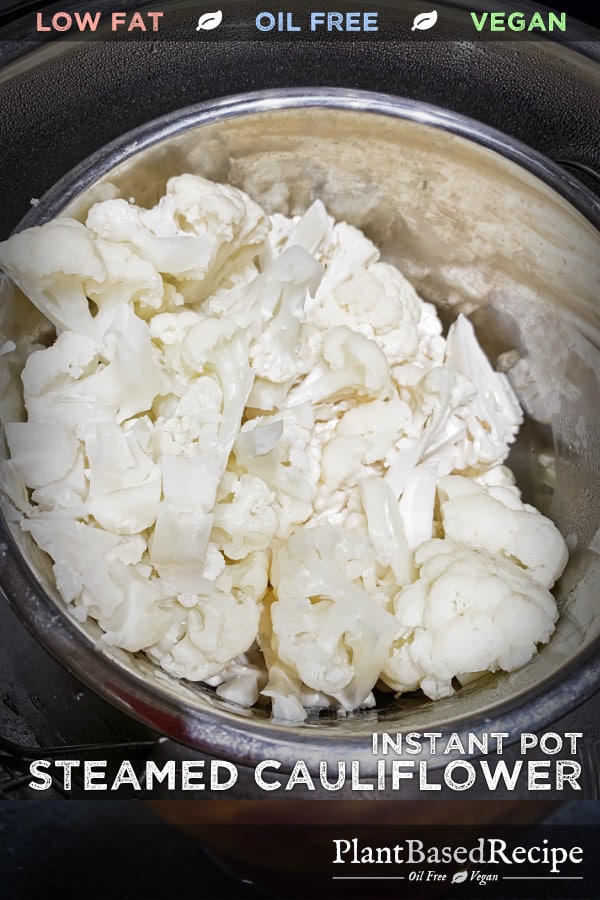 cauliflower inside the instant pot