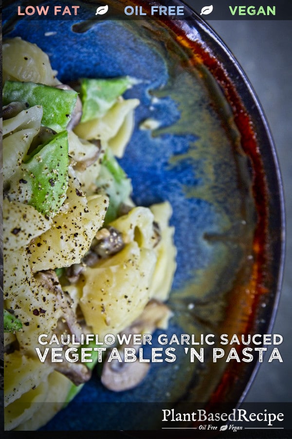 Vegan recipe for pasta and sauce to share