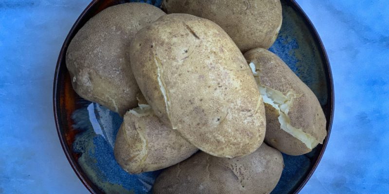 Potatoes freshly out of the Instant Pot