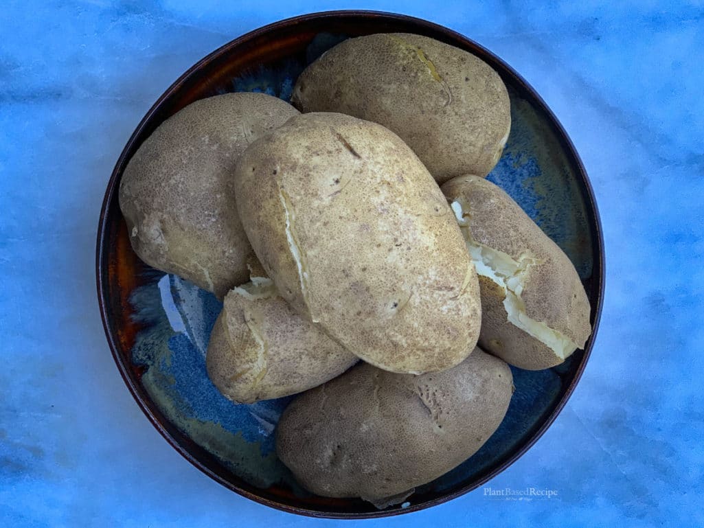 Potatoes freshly out of the Instant Pot