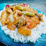 Healthy vegan sweet and sour stir fry recipe.