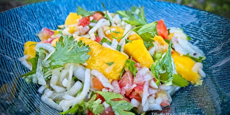 This mango vegan ceviche is healthy, whole foods, and full of flavor.