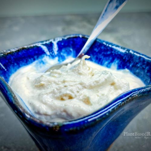 Vegan Sour Cream - Low Fat and Oil Free - Picture for recipe