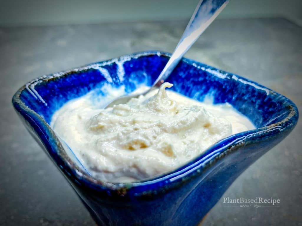 Vegan Sour Cream - Low Fat and Oil Free - Picture for recipe