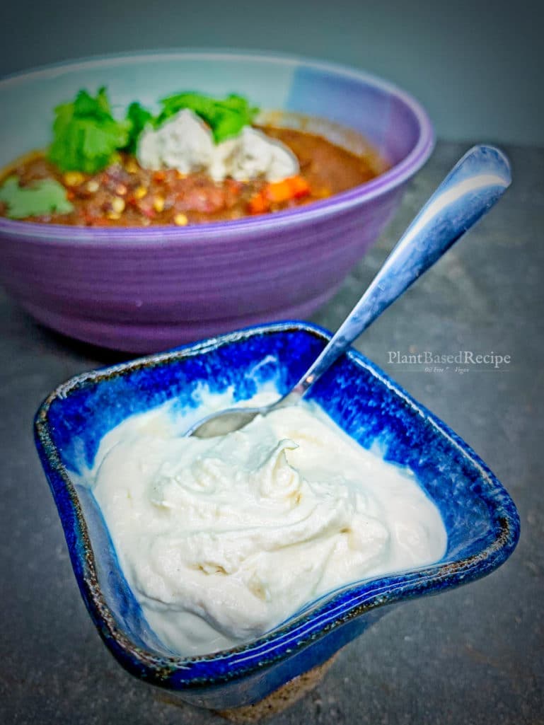 Vegan sour cream is dairy free. Find the recipe here.