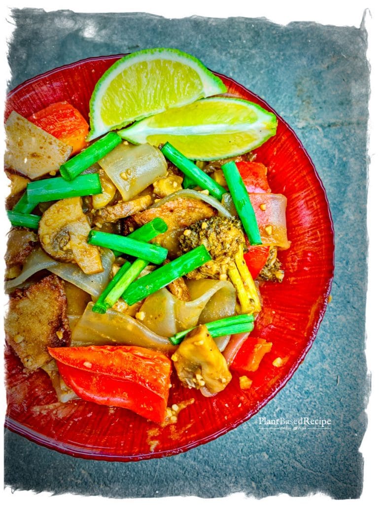 Vegan Drunken noodles recipe