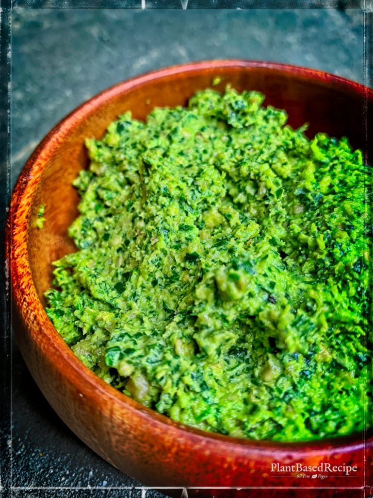 Vegan kale pesto recipe - oil free